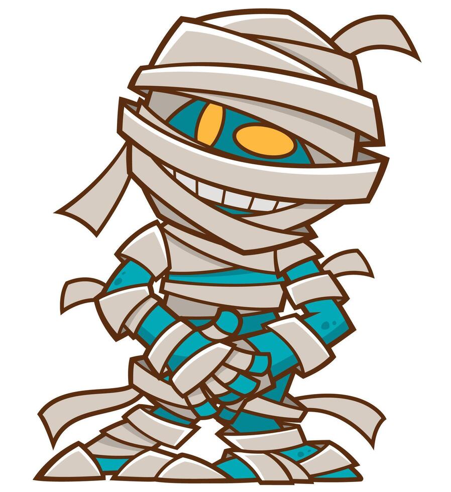 Cartoon Mummy character vector
