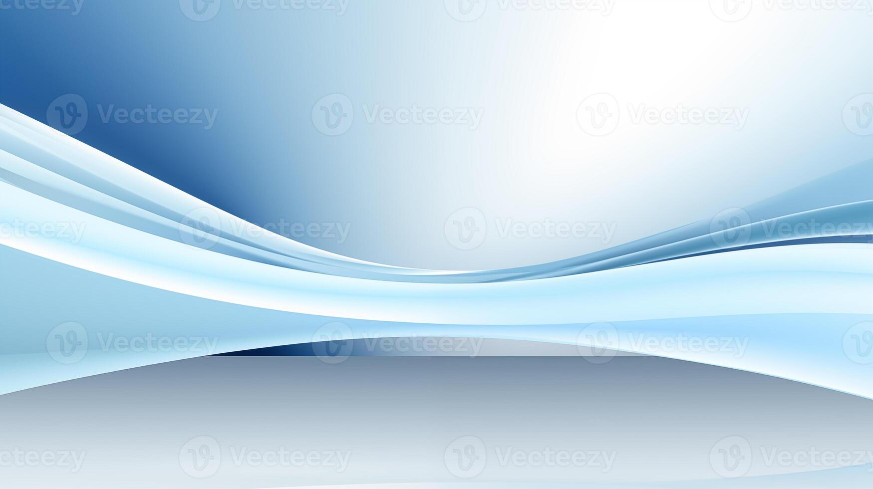 Abstract soft shiny white blue wavy line background graphic design. Elegant white blue modern architecture art. Blurred backdrop effect back photo