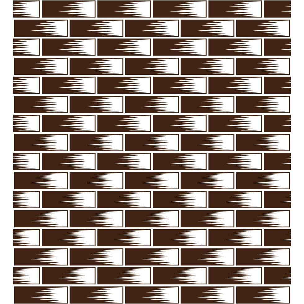 Vintage Retro Brick Stone Wall Seamless Pattern Motif Background vector