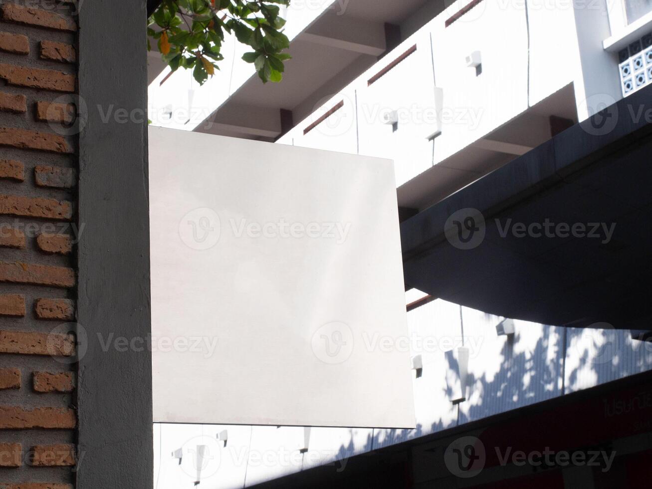 Sign shop store retail blank white isolate background copy space template blank business customer sme modern design advertisement banner company organization marketinf showing frame display street photo