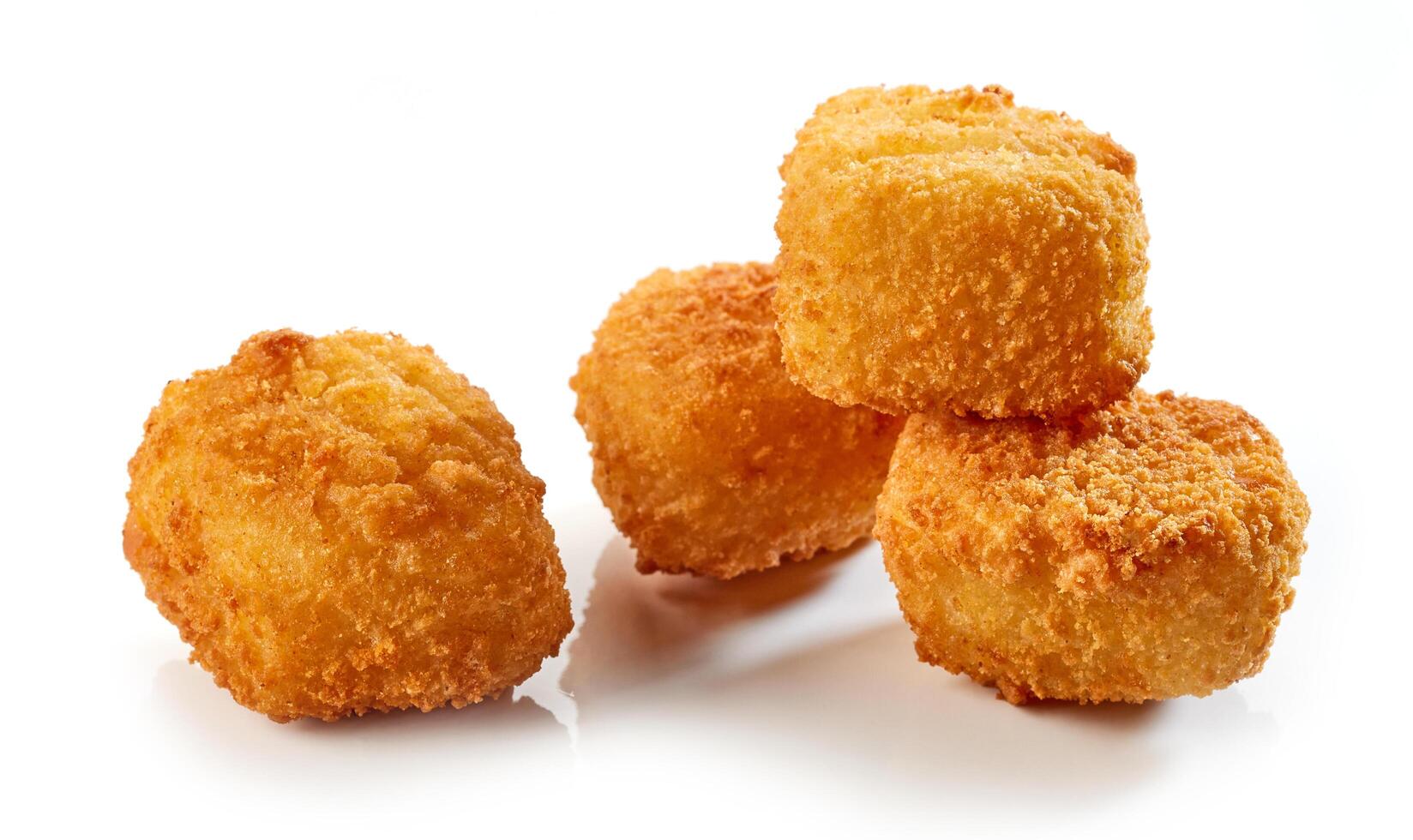 fried fish fillet nuggets photo