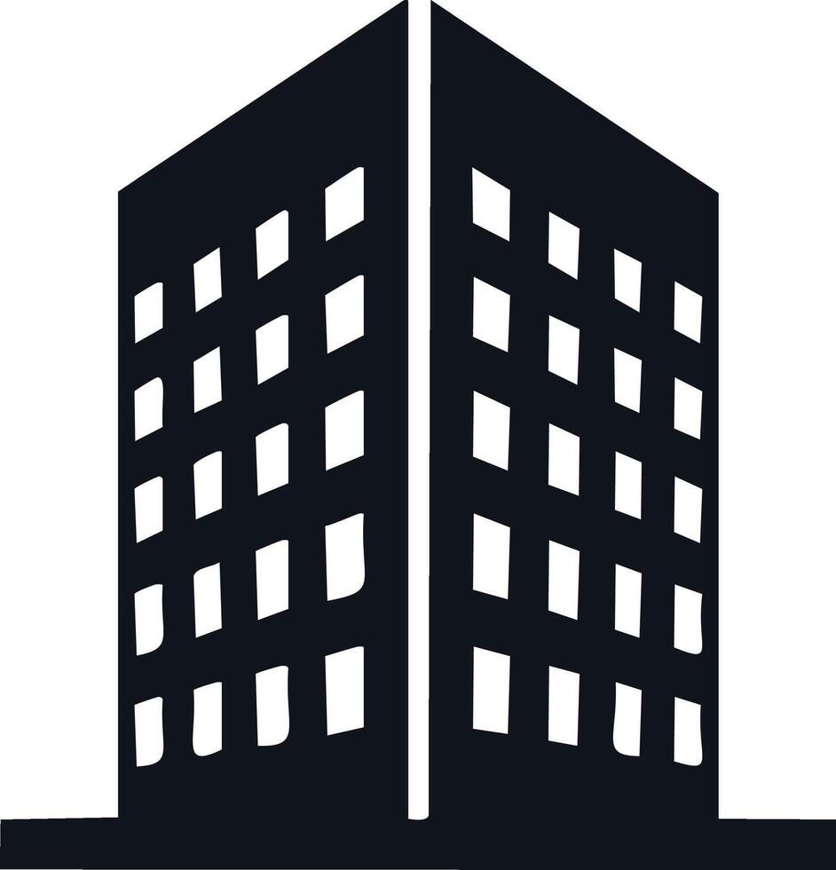 Office building isometric on a white background vector