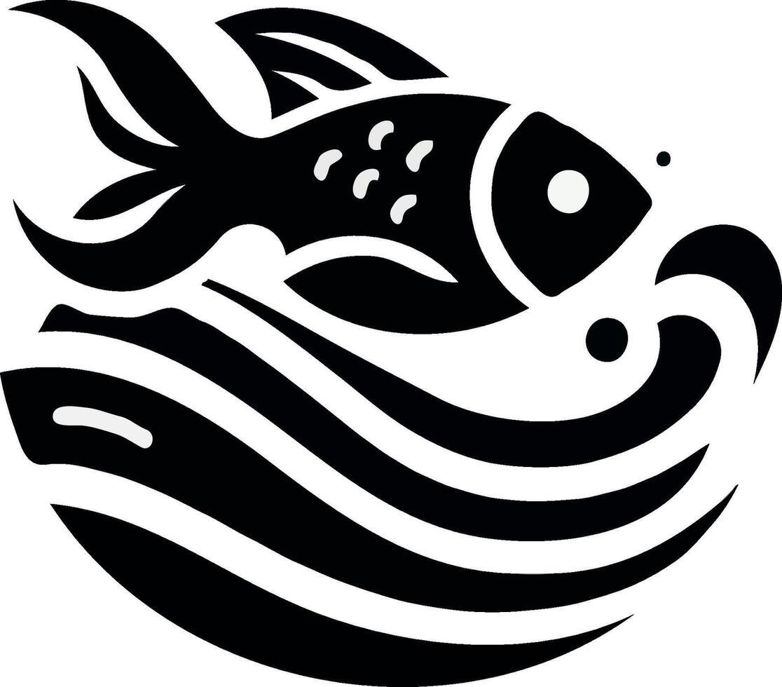 fishing art design vector