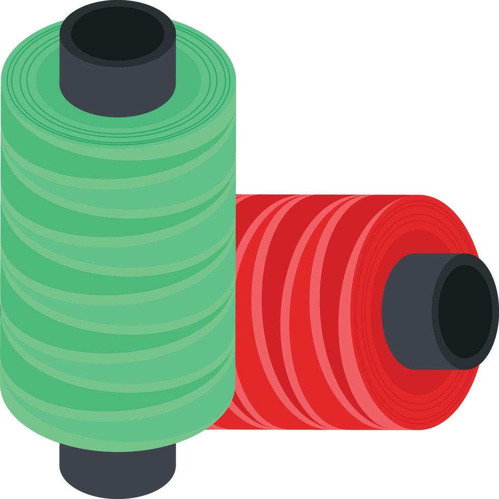 Thread Spools Icon vector