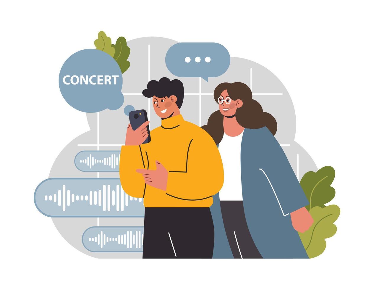 Virtual event. Online exhibition, concert or conference. Remote education vector