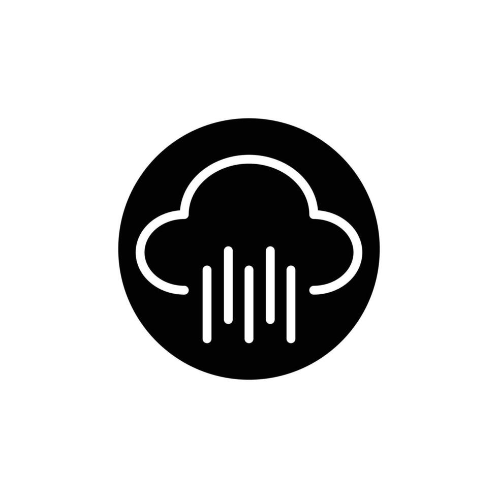 Steam line icon isolated on white background vector
