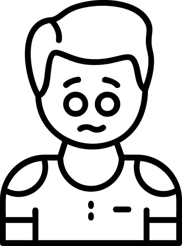 Apprehension Icon Desogn Symbol vector