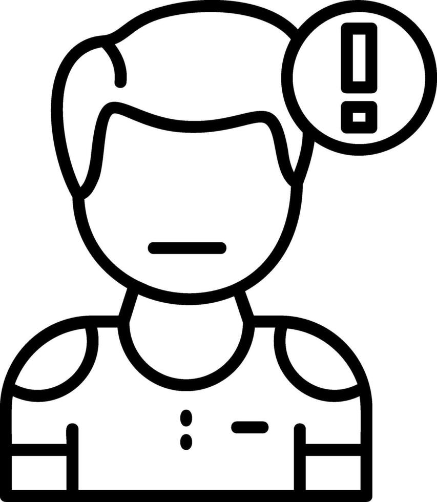 Cautiousness Icon Desogn Symbol vector