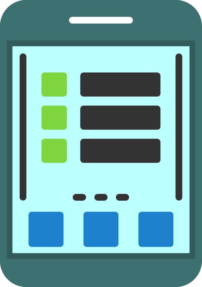 Menu Icon Design Symbol vector