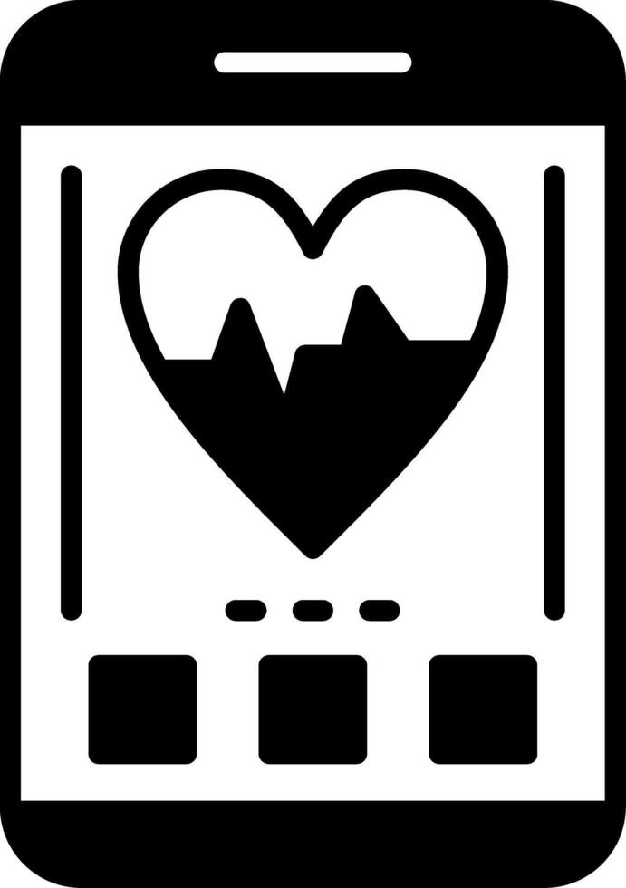 Heartbeat Icon Design Symbol vector