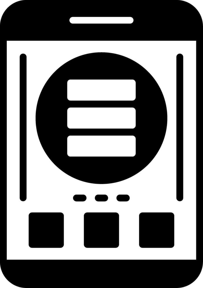 Hamburger menu Icon Design Symbol vector