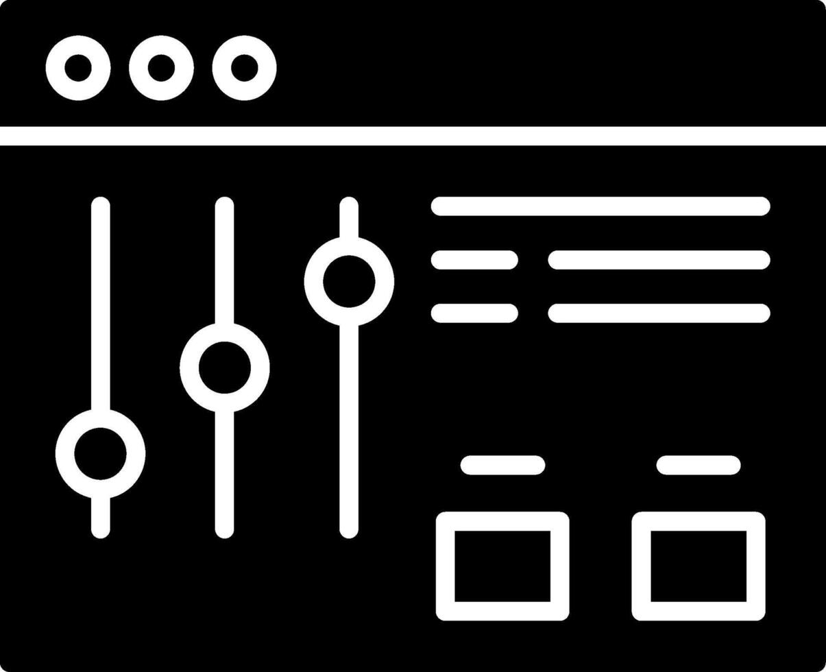 Filter Icon Design vector