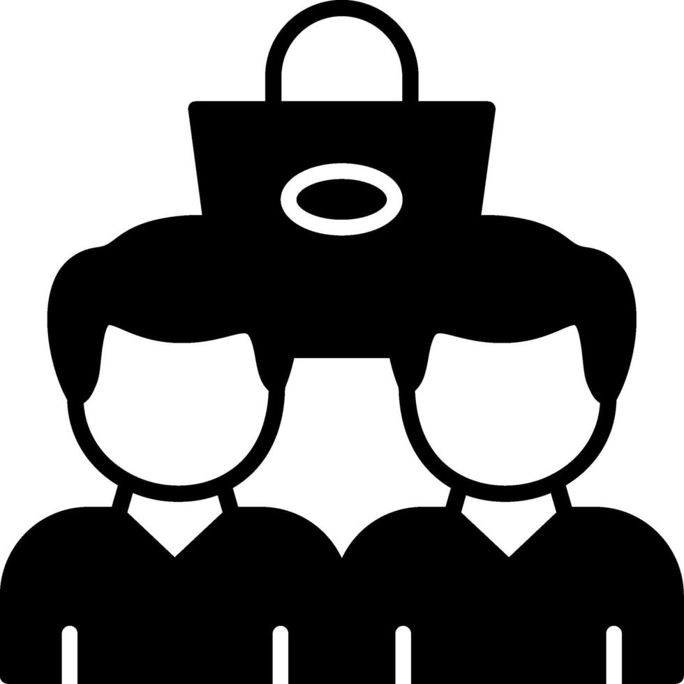 Shopping Community Icon Design vector