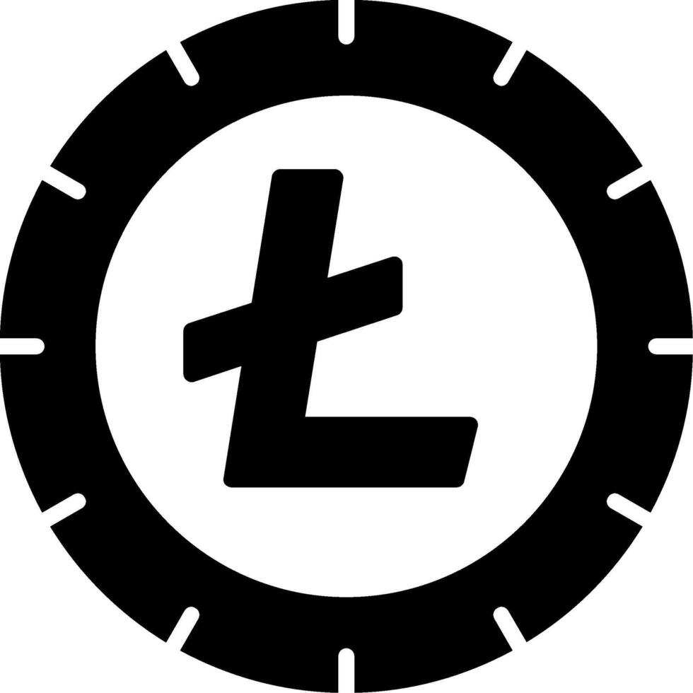 Litecoin Icon Design Symbol vector