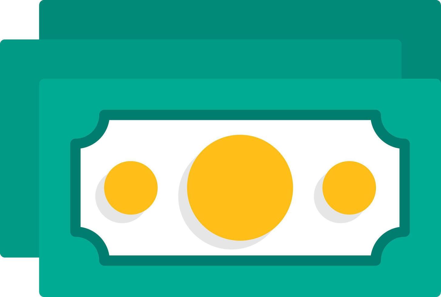 Banknotes Icon Design Symbol vector