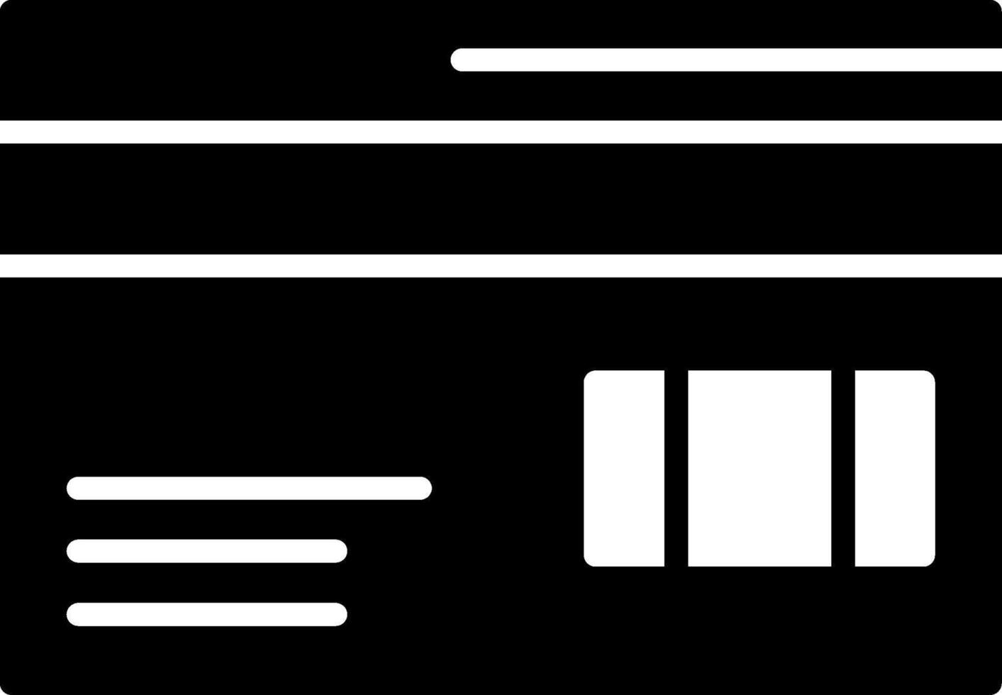 Credit card Icon Design Symbol vector