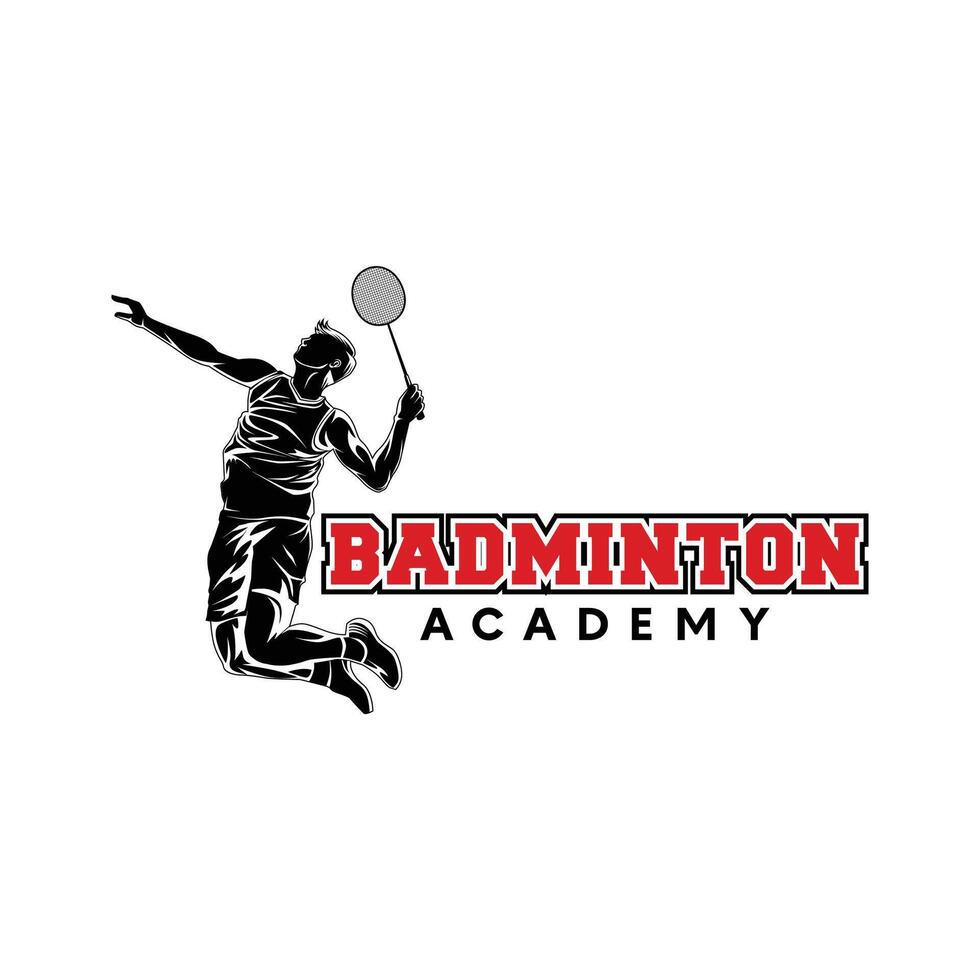 Badminton Sports Logo design illustration design vector