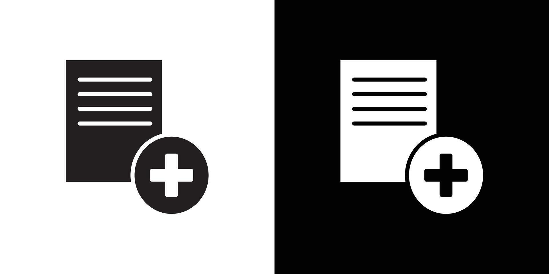 Add new icon Thin line flat illustration vector