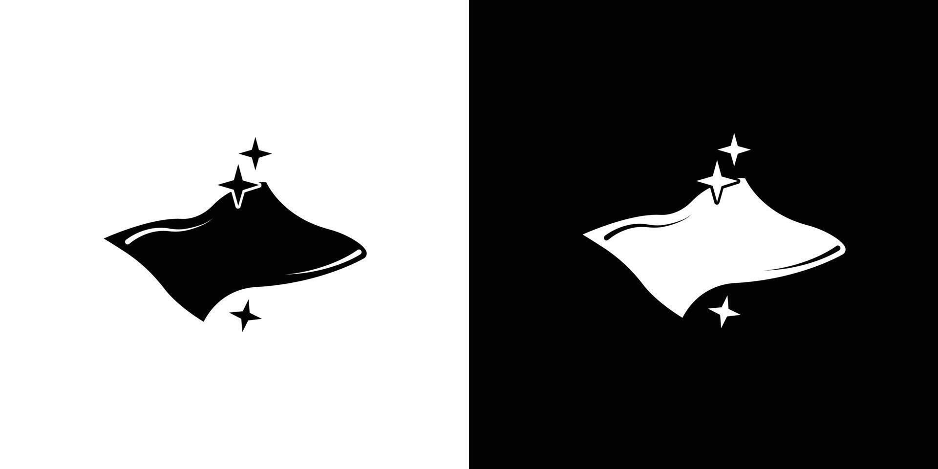 Cleaning cloth icon Isolated flat in outline vector