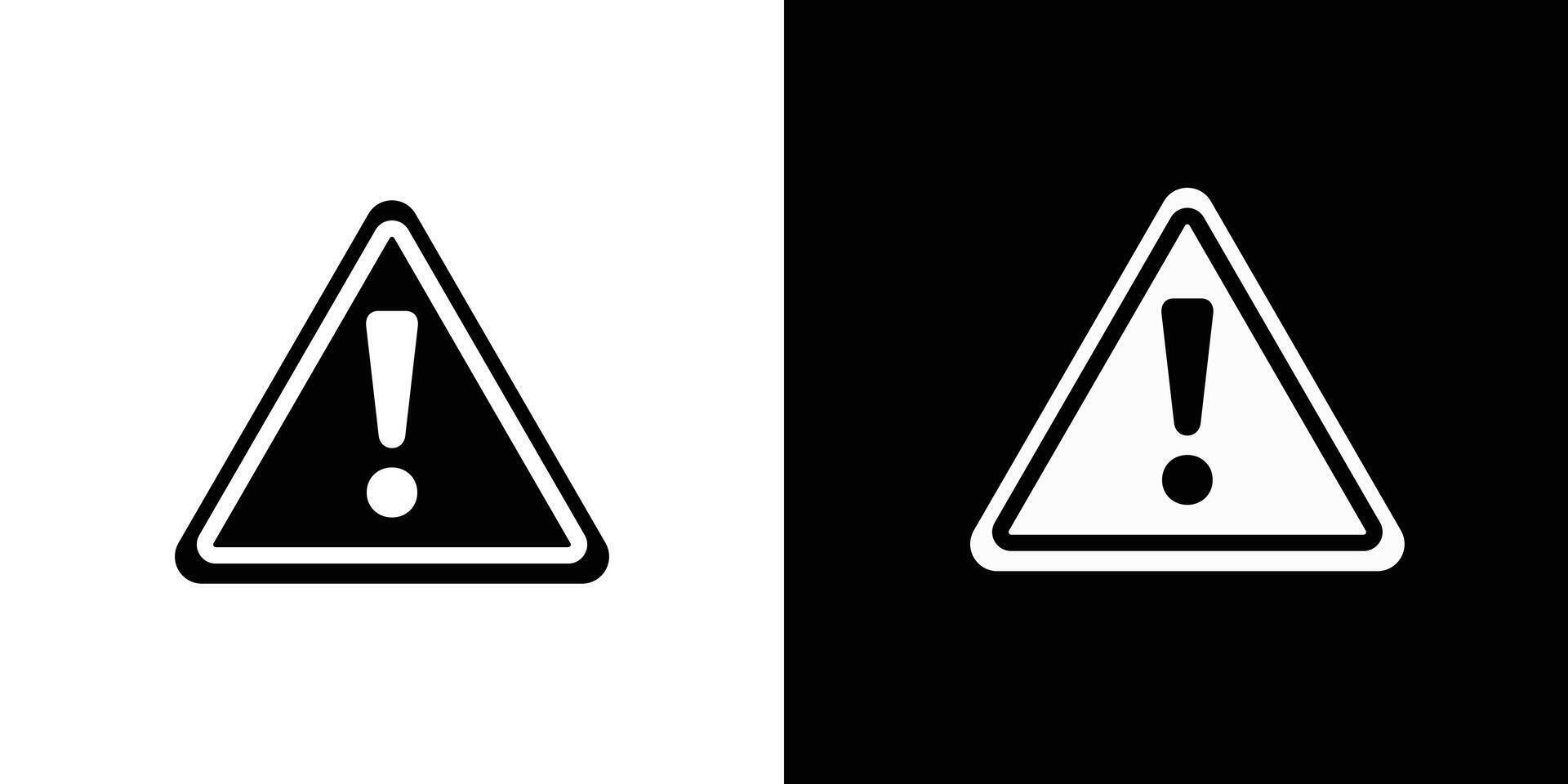 Attention icon Isolated flat in outline vector