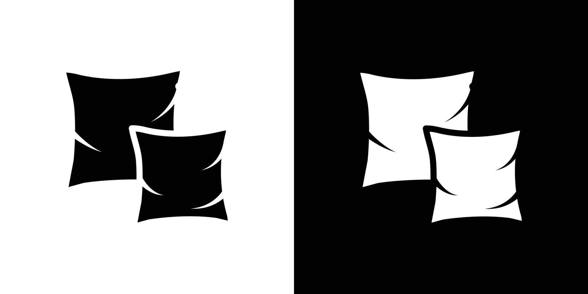 Pillow icon Isolated flat in outline vector