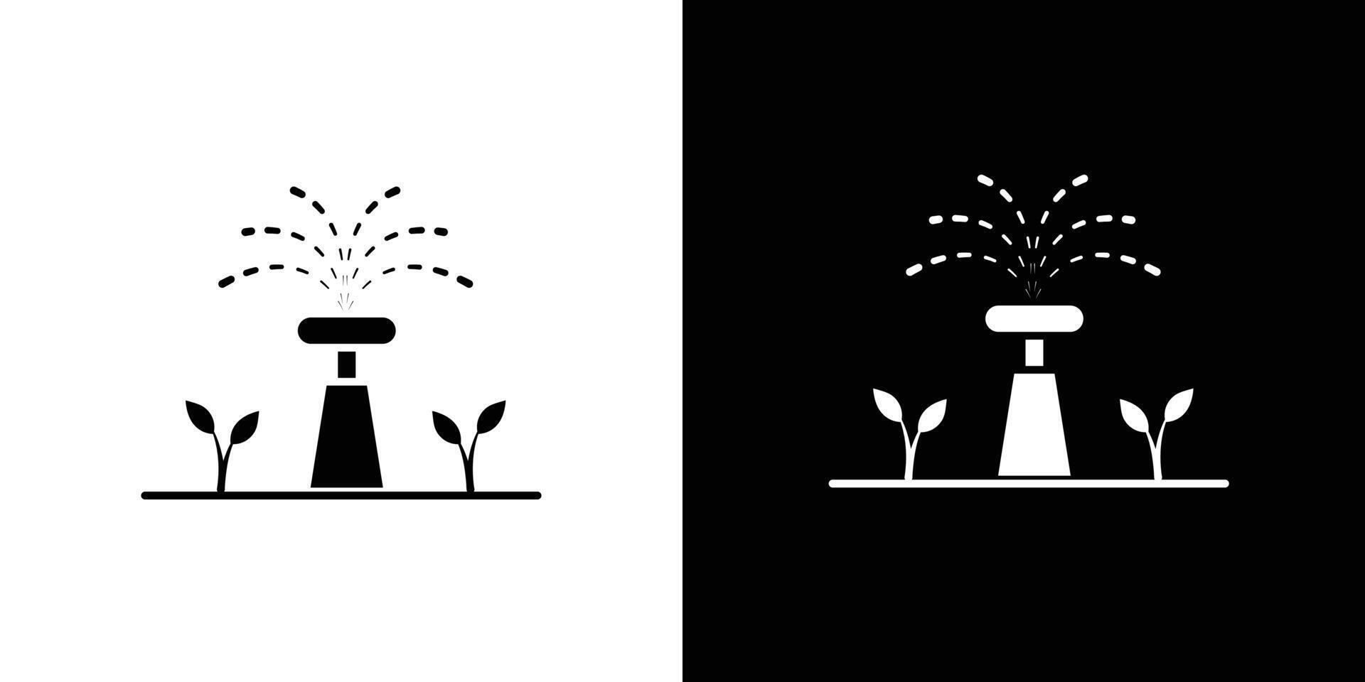 Irrigation icon Isolated flat in outline vector