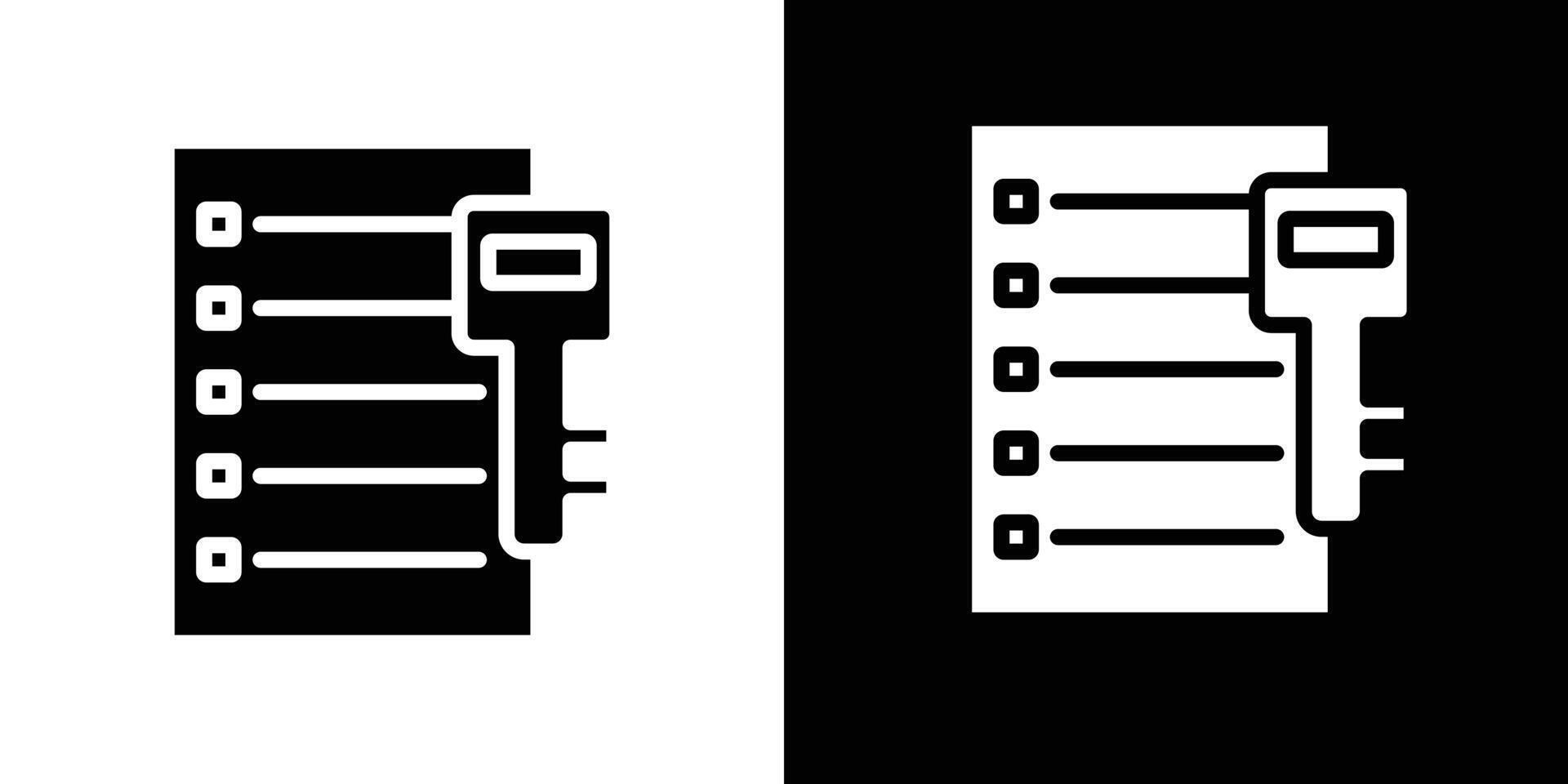 Key takeaway icon Isolated flat in outline vector