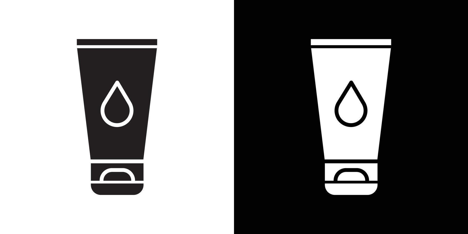 Water-based lubricant icon Thin line flat illustration vector