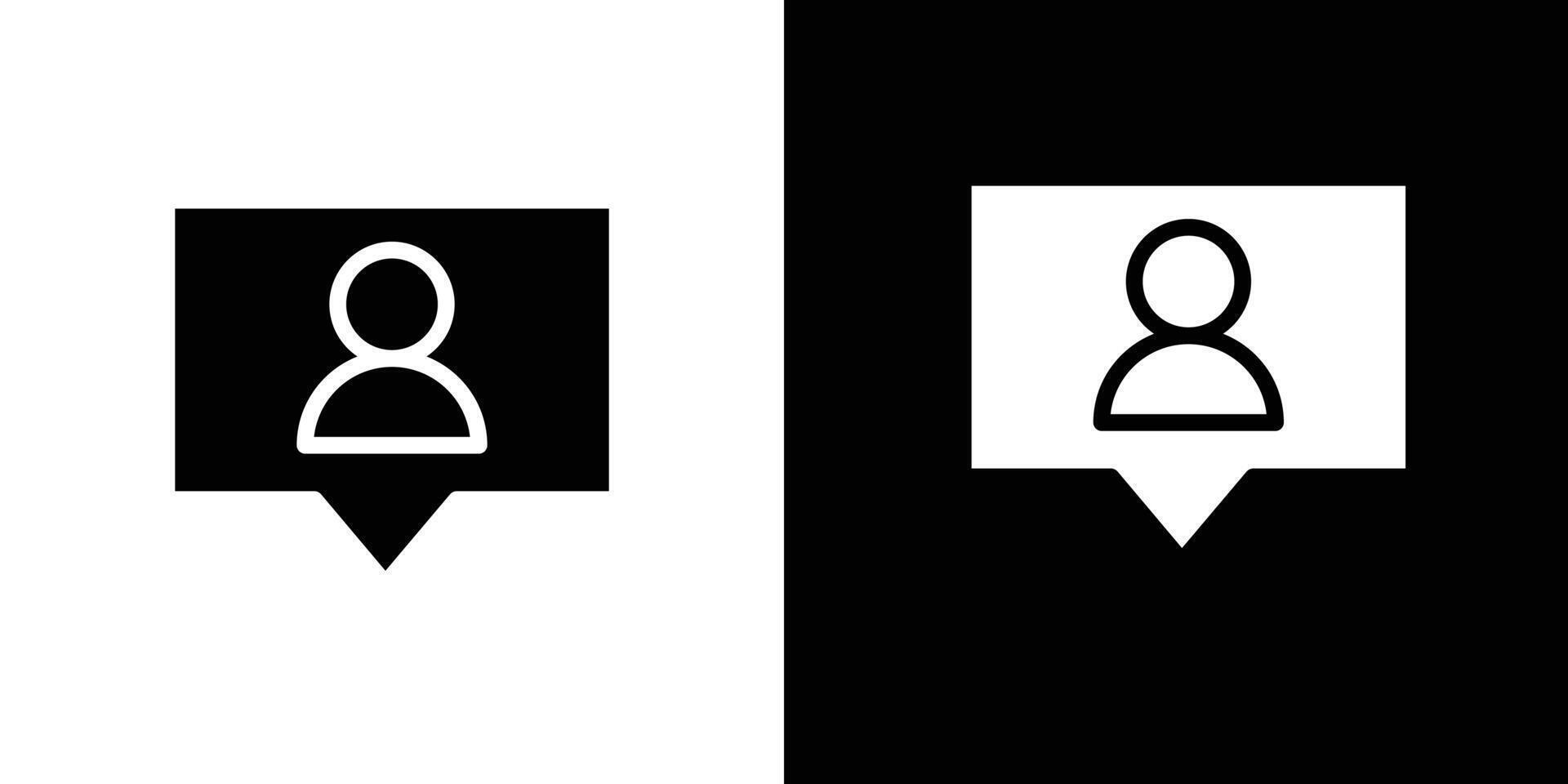 Follower icon Isolated flat in outline vector