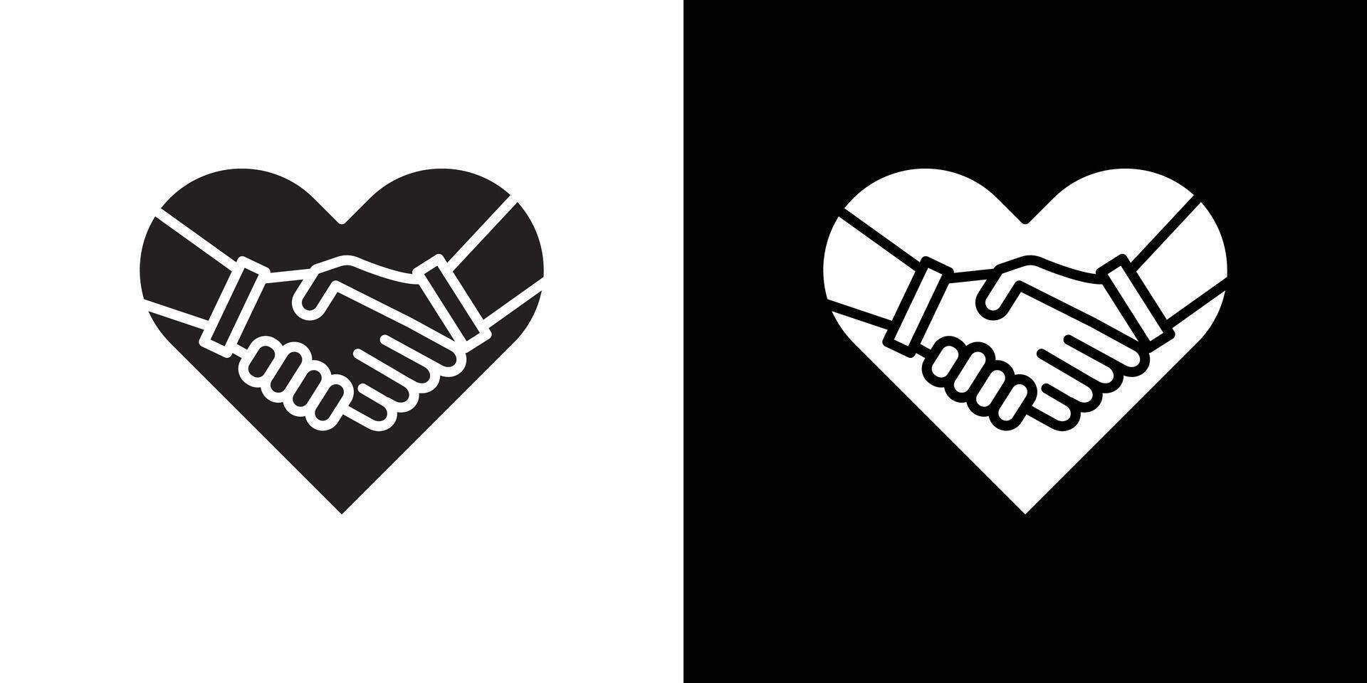 Respectfulness icon Thin line flat illustration vector