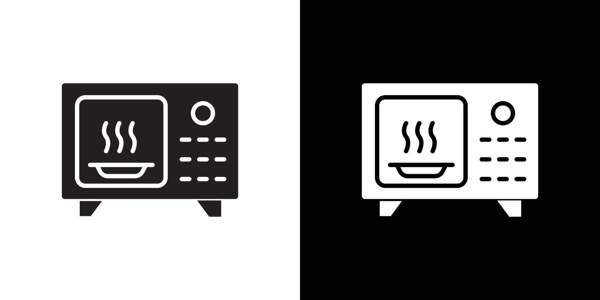 Oven icon Thin line flat illustration vector