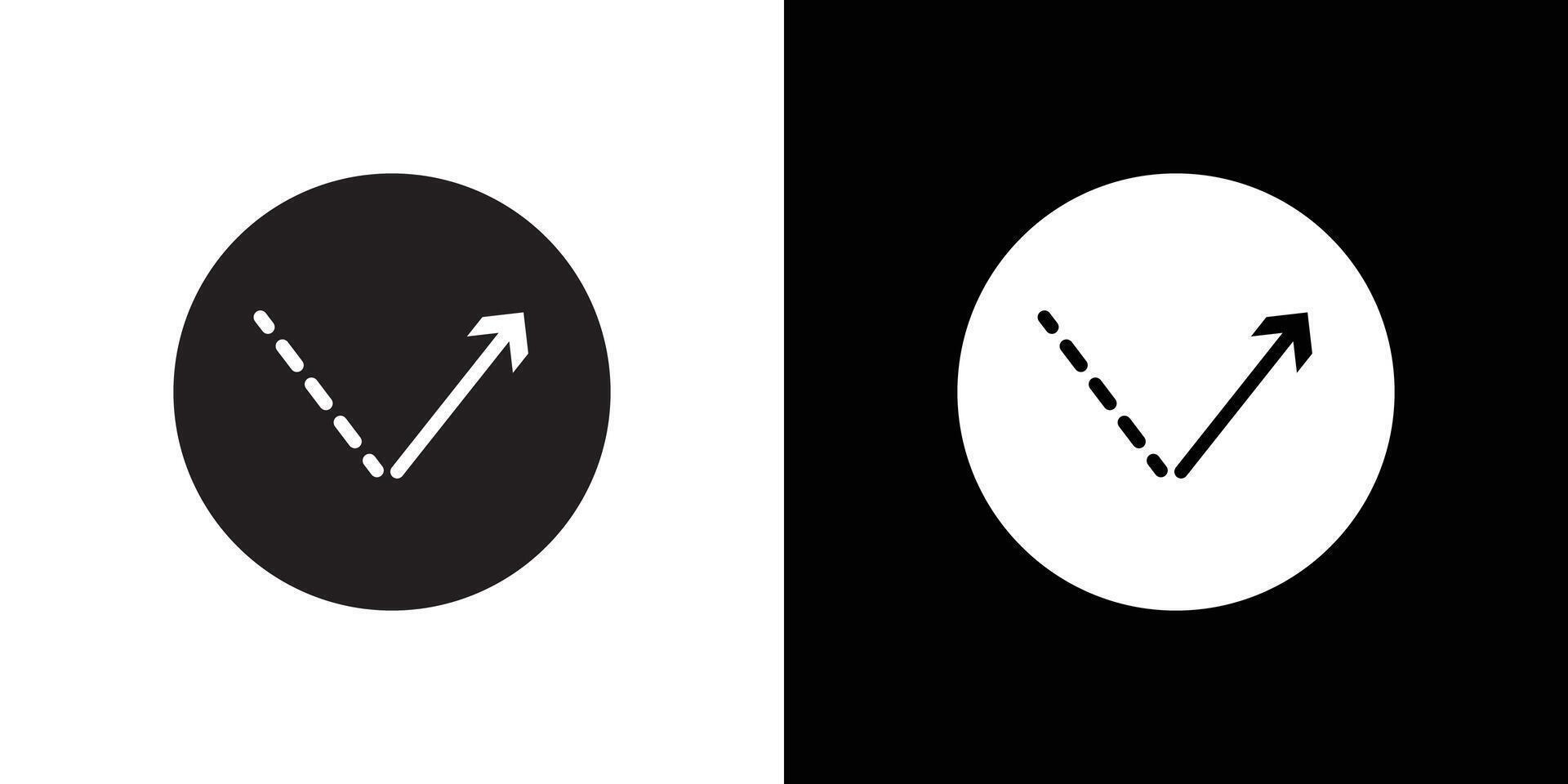rebound icon Thin line flat illustration vector