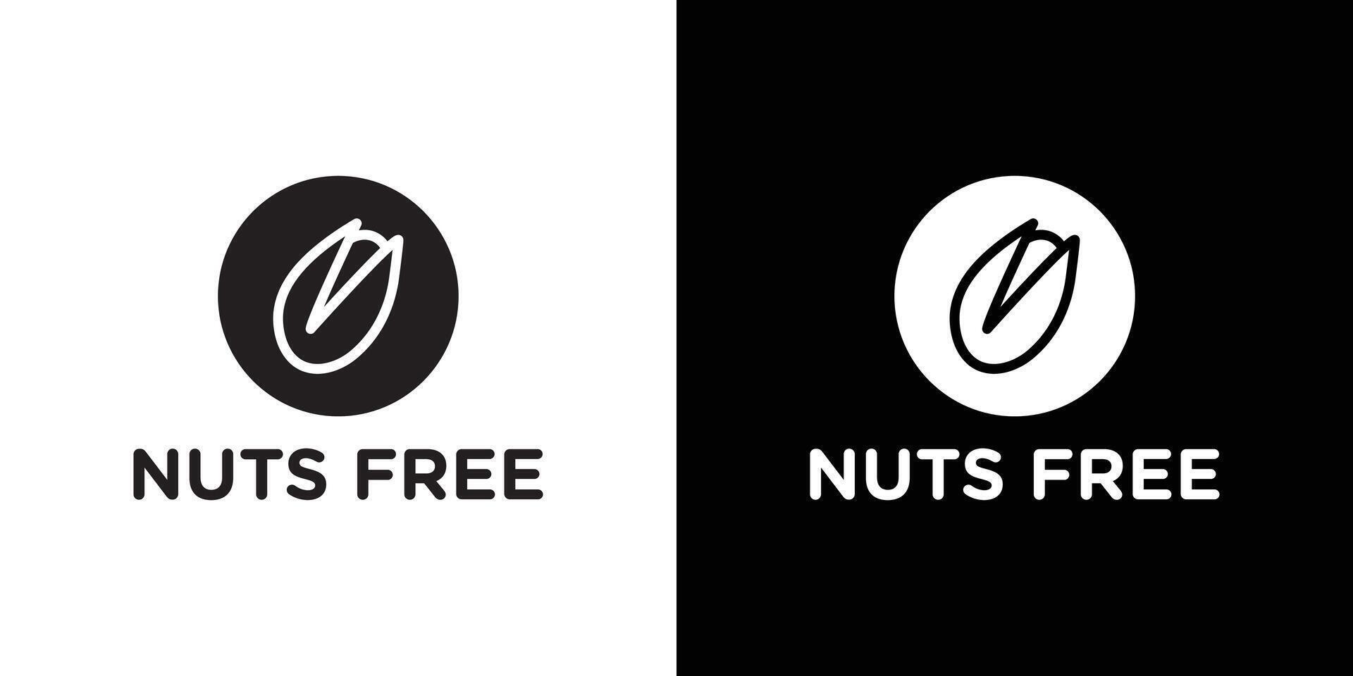 nuts free icon Thin line flat illustration vector