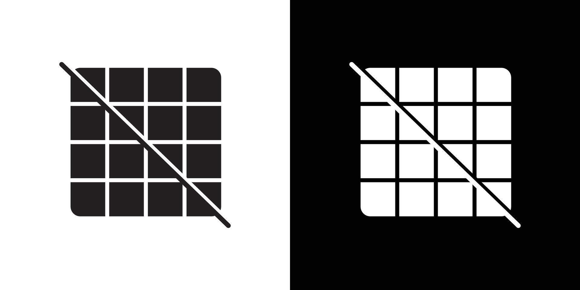 Off the Grid icon Thin line flat illustration vector