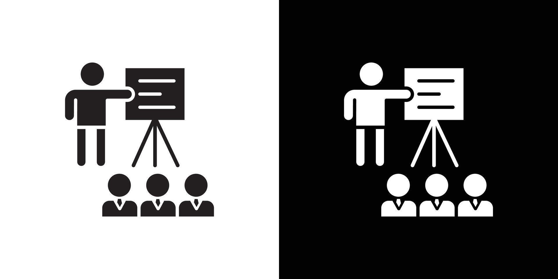 Classroom icon Thin line flat illustration vector