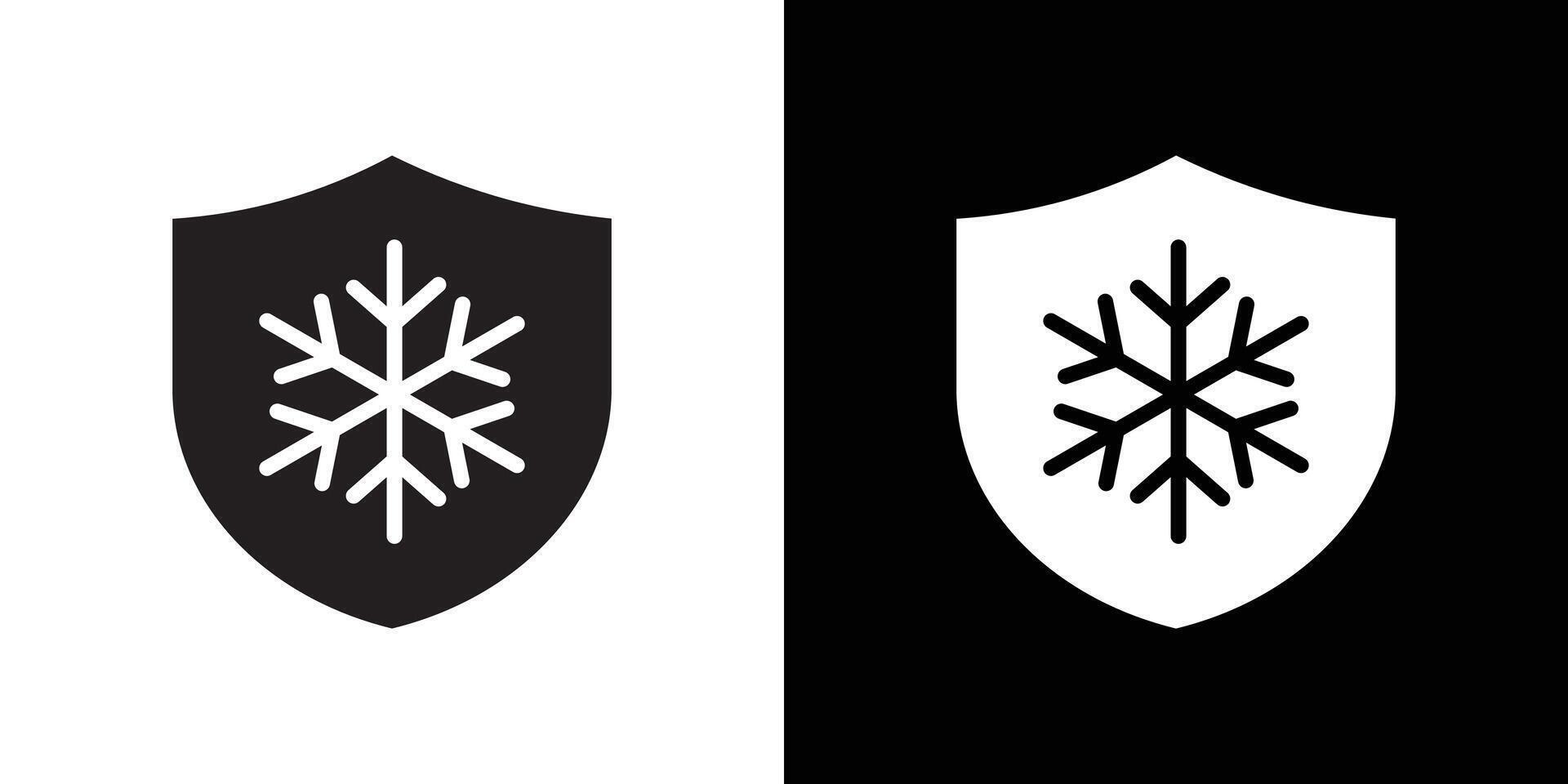 Frost resistant icon Thin line flat illustration vector