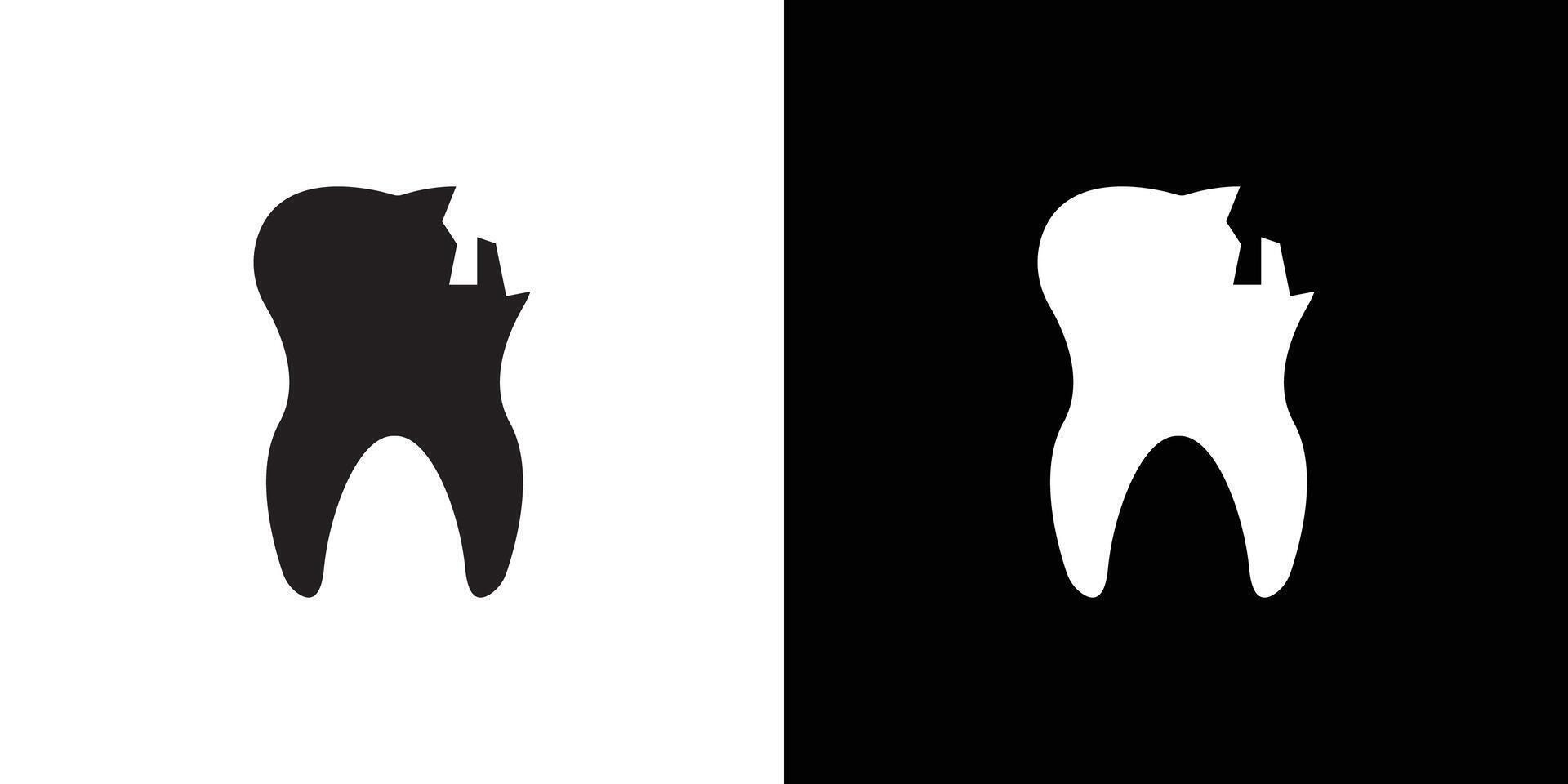 Cavities icon Thin line flat illustration vector