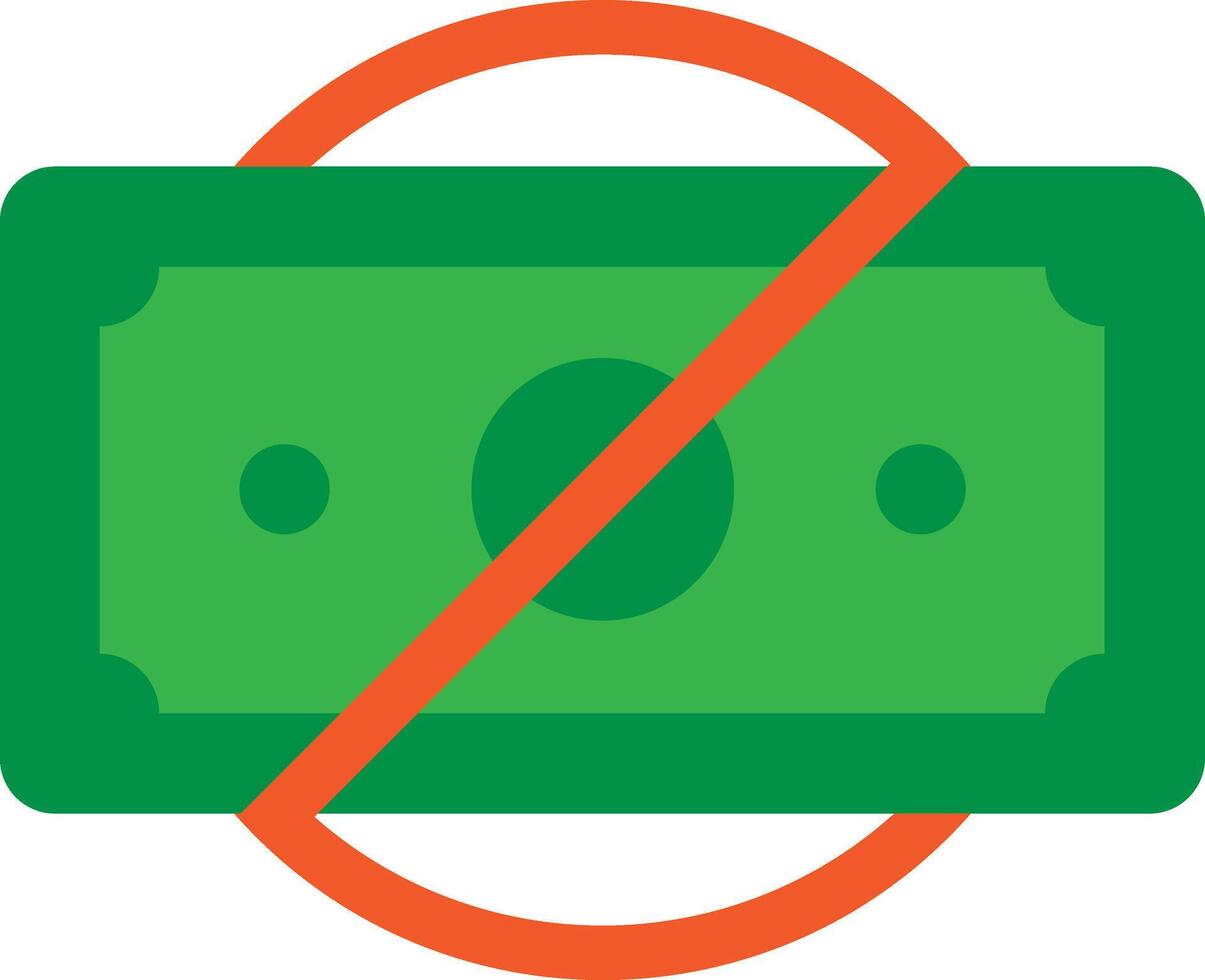 No Money Finance Cash vector
