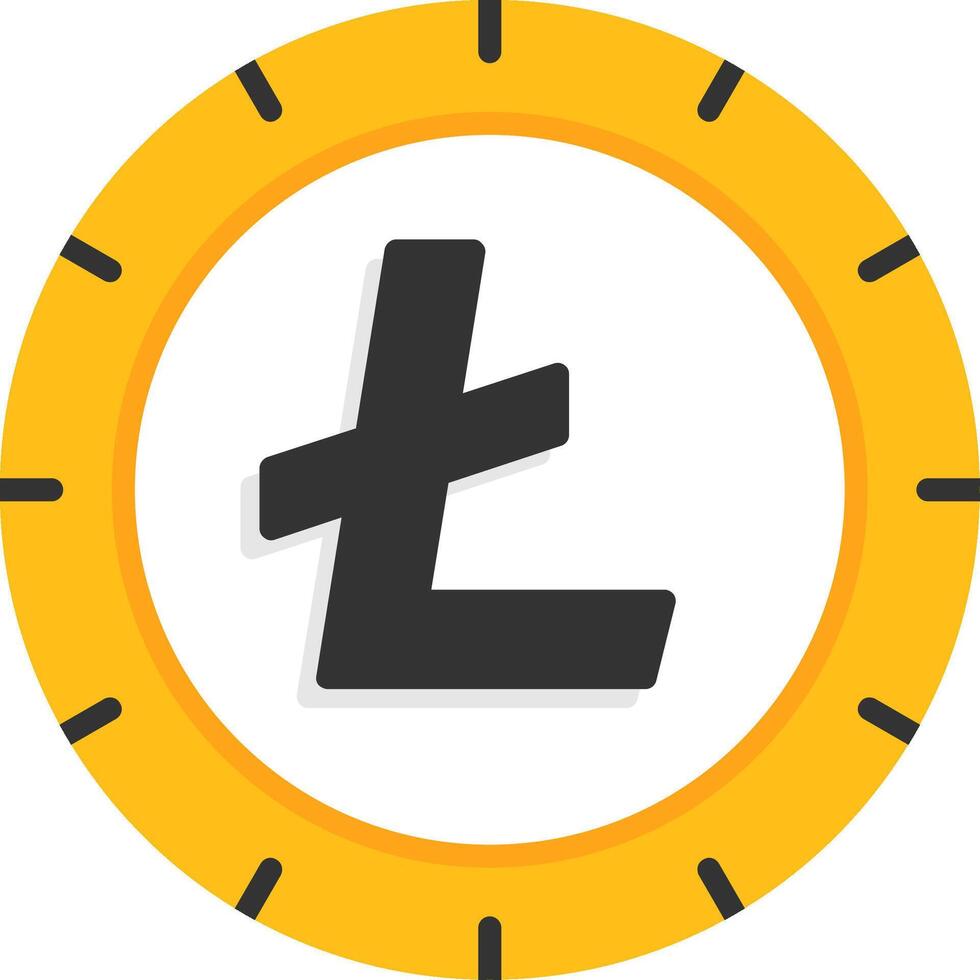 Litecoin Icon Design Symbol vector