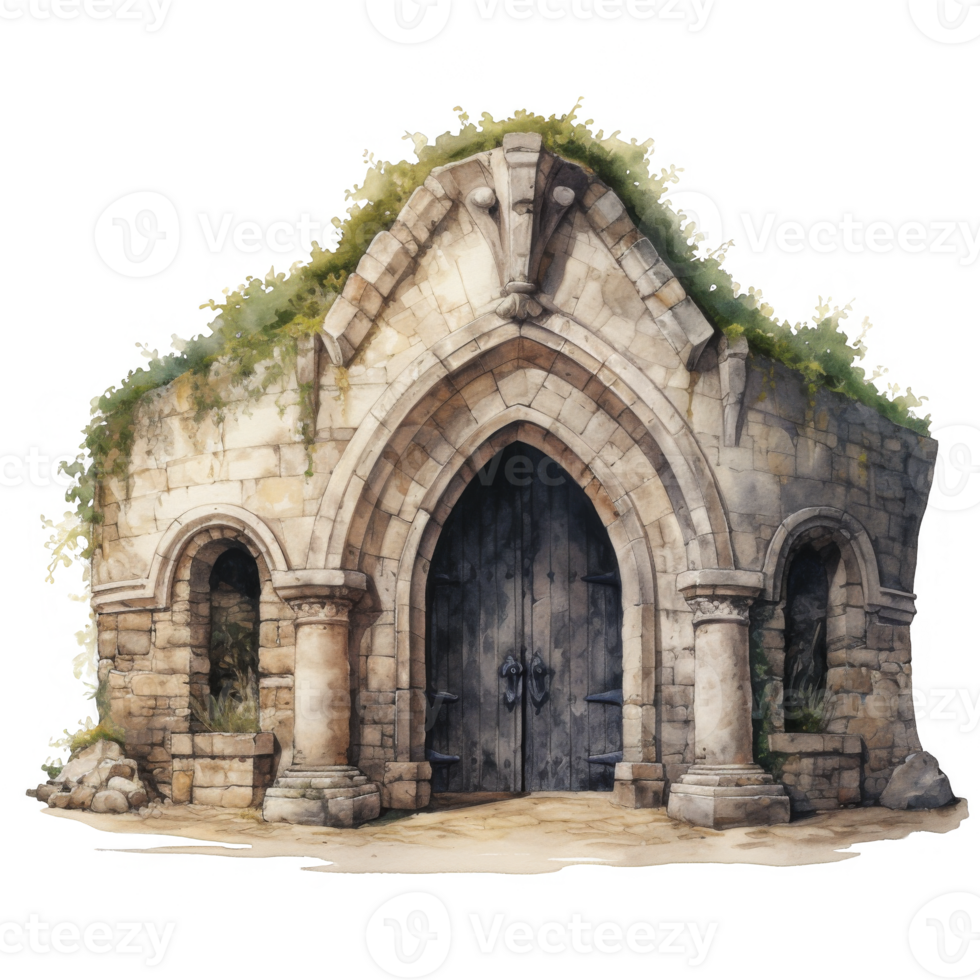 Crypt Isolated on a Transparent Background png