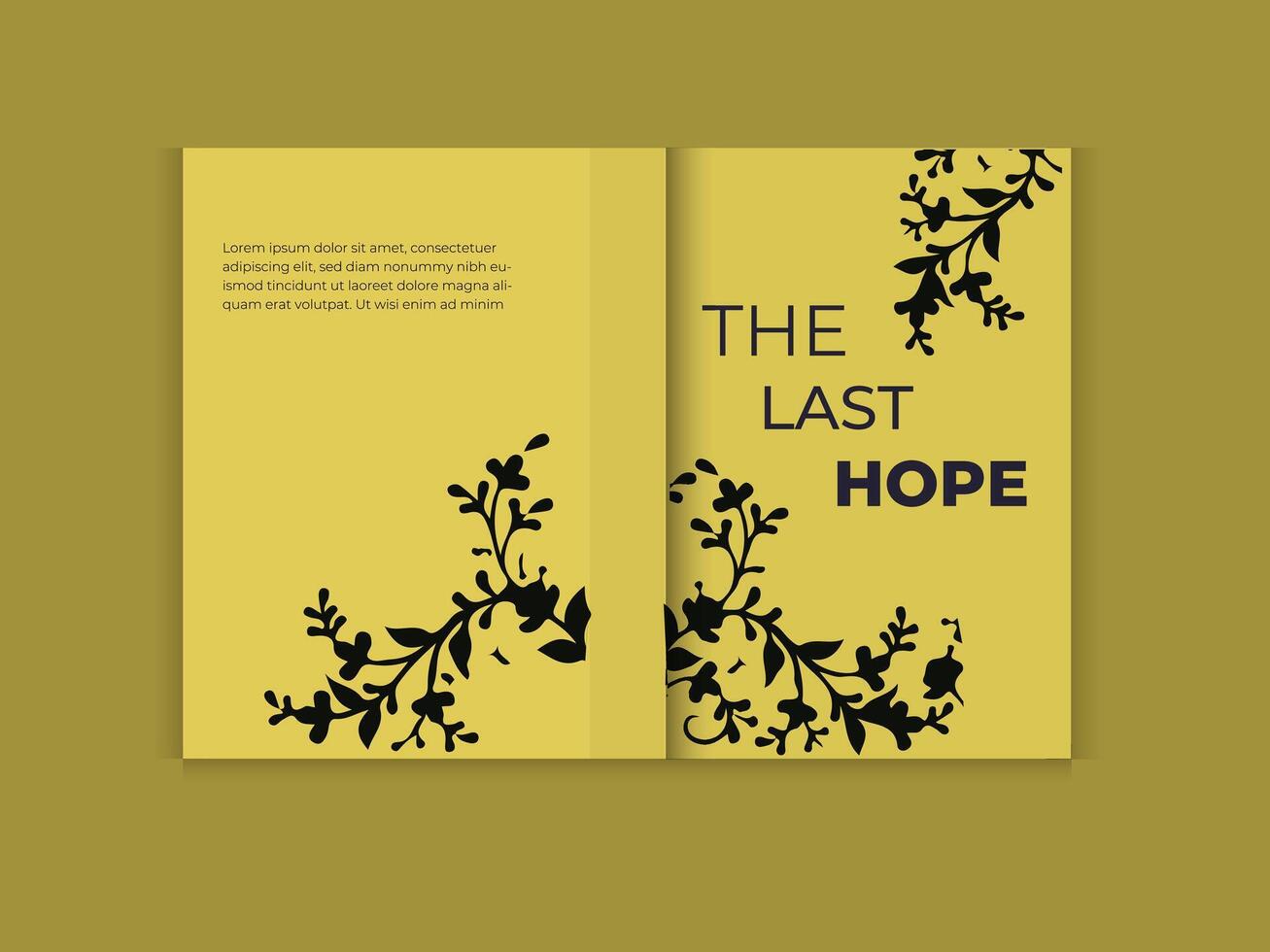 Book cover design,Book cover template. vector