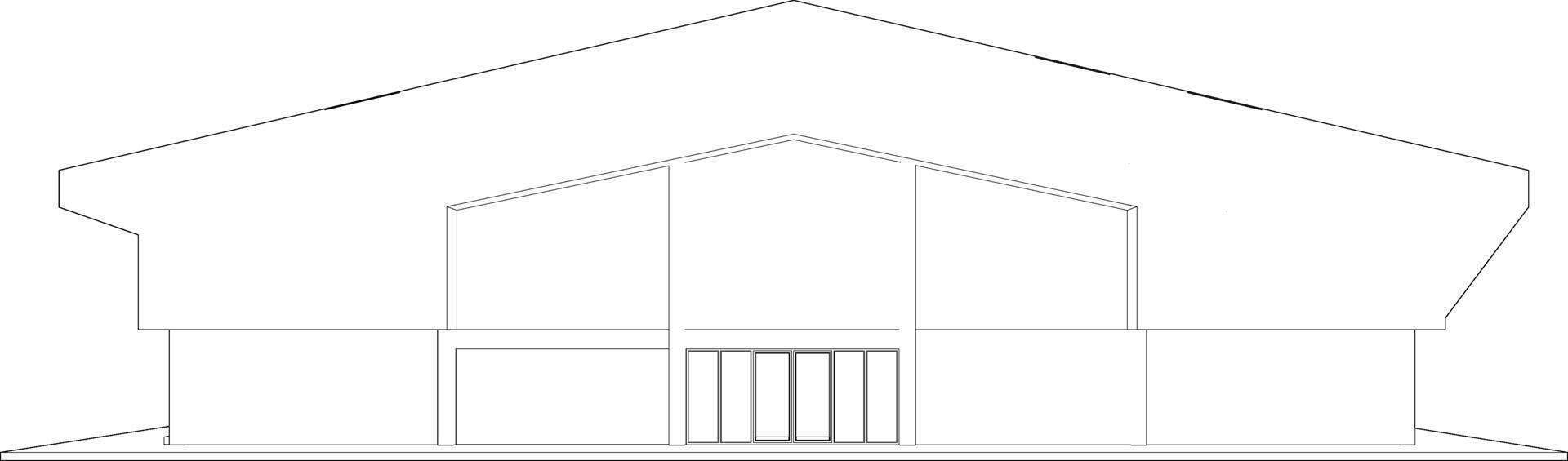 3D illustration of building project vector