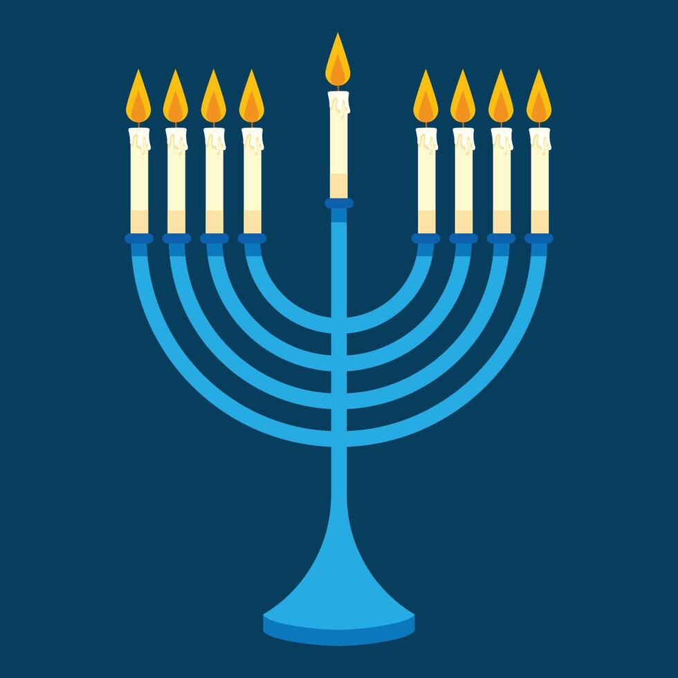 World Hanukkah concept design vector