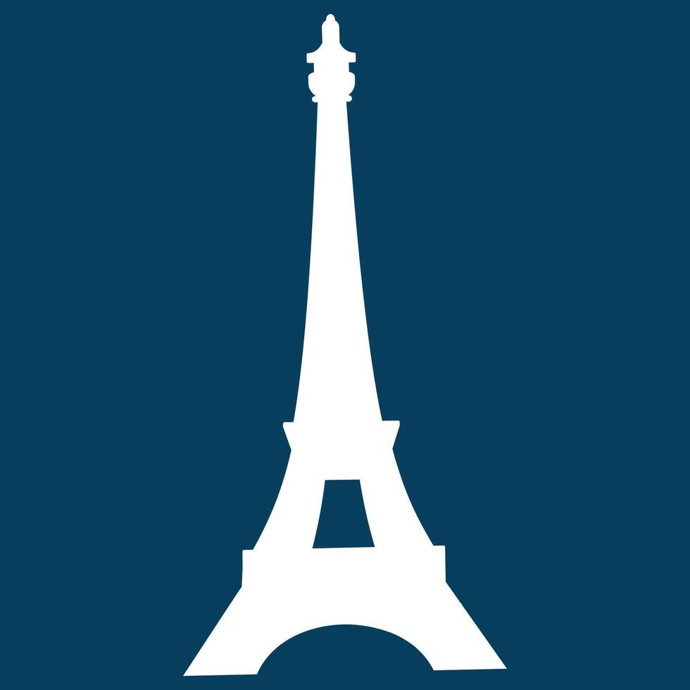 the Eiffel tower vector