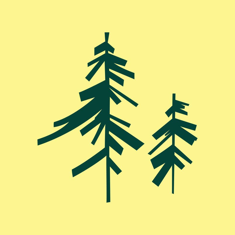 set of trees vector