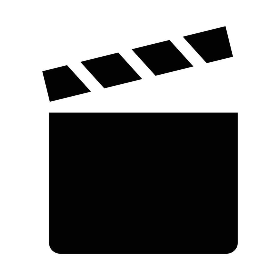 Movie clapperboard film vector