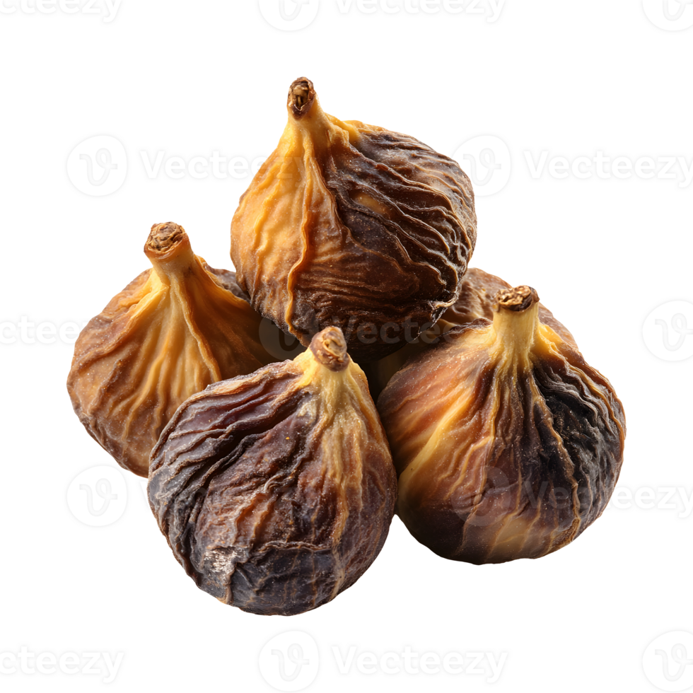 Deliciously Fresh Dried Figs Ideal for Product Banners, Social Media Posts, and Covers Isolated on a Transparent Background for Seamless Integration png