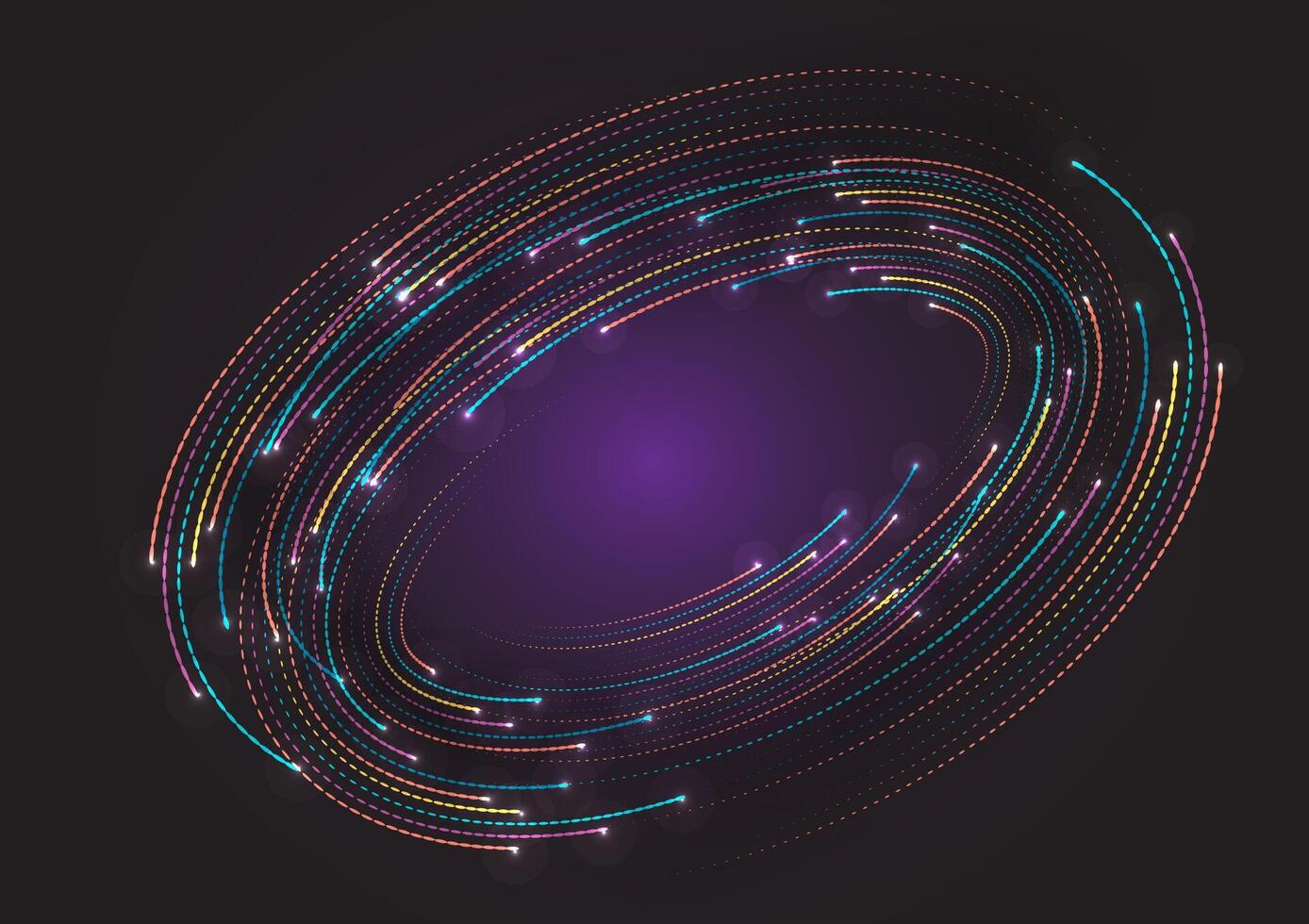 Abstract background with 3D circles elements vector