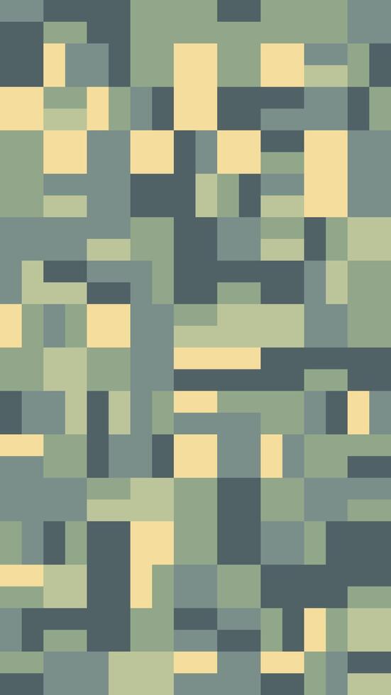 A green and yellow pixelated background vector