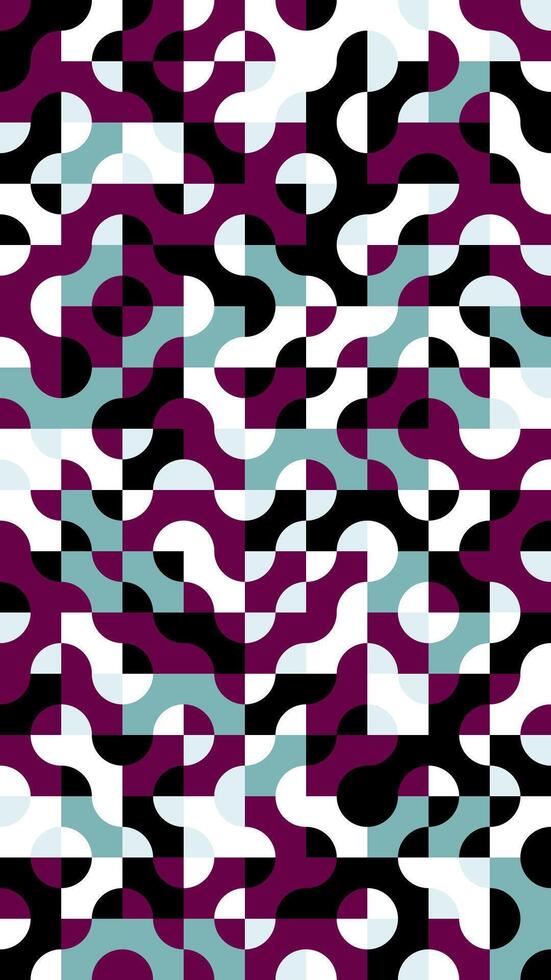 A purple and black checkered pattern vector
